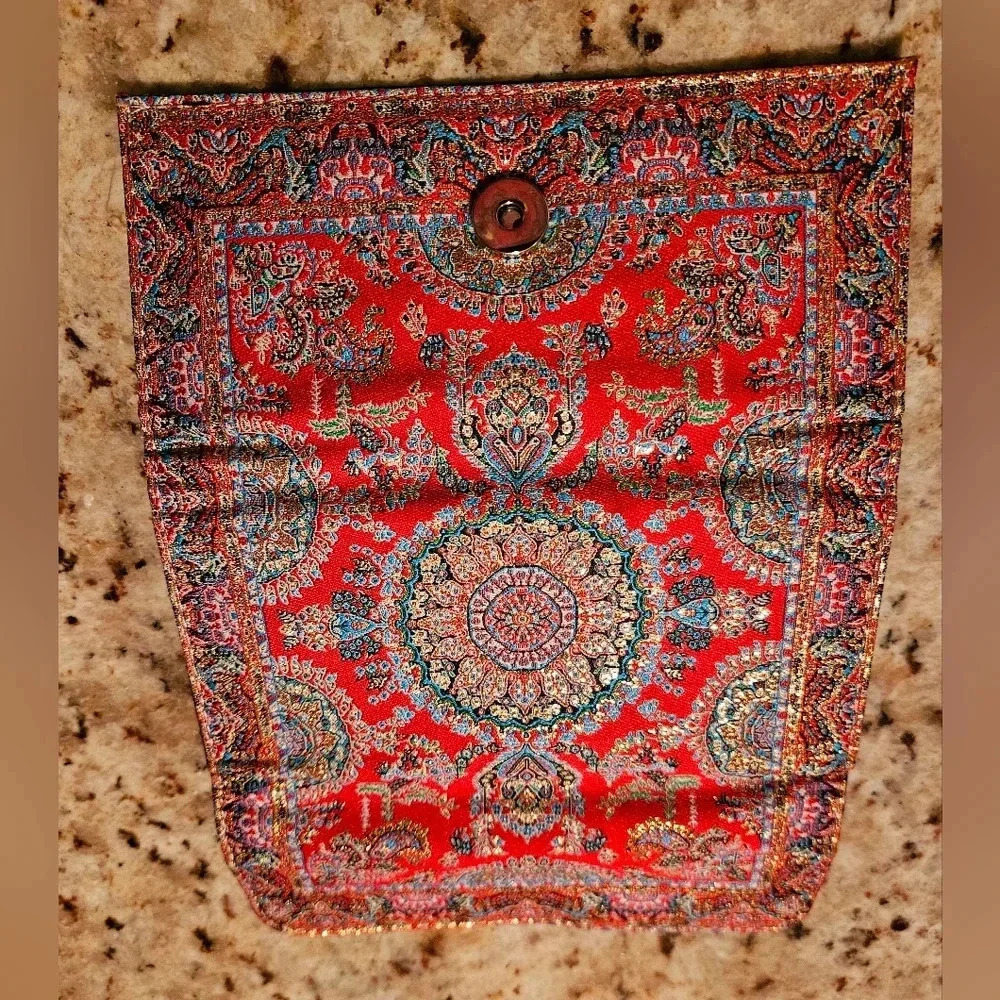 Boho Handmade Trifold Wallet - Picture 5 of 7